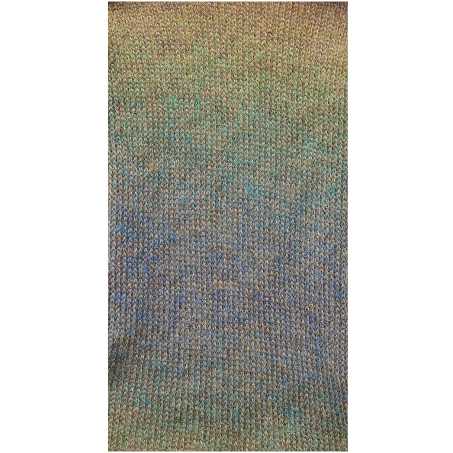 Fashion Mohair Rainbows: Strickmuster in Waldtönen von Rico Design, weiches Garn, 25g, 100m.