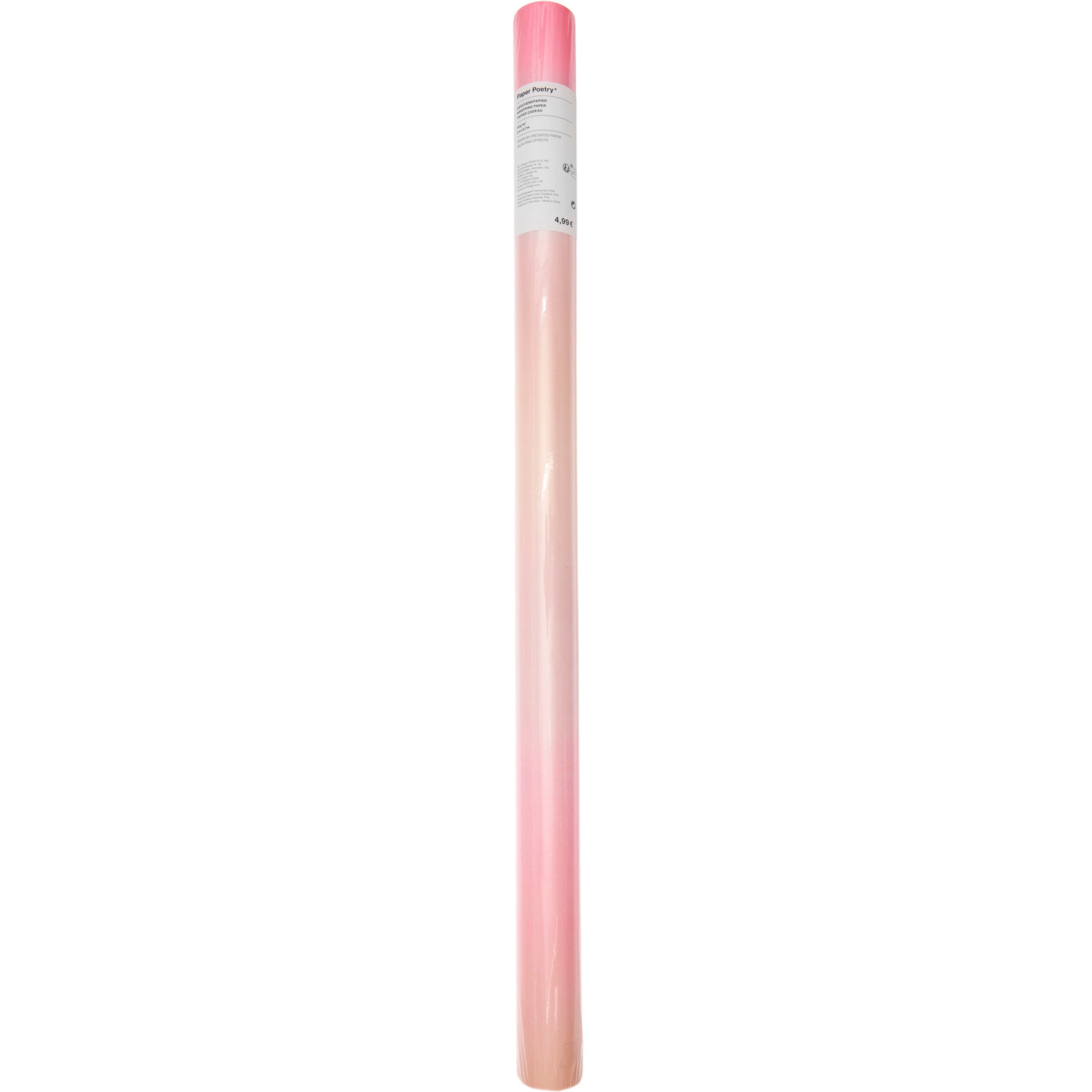 Paper Poetry Geschenkpapier Farbverlauf 200x70cm 80g/m² Farbe Pink von Rico Design