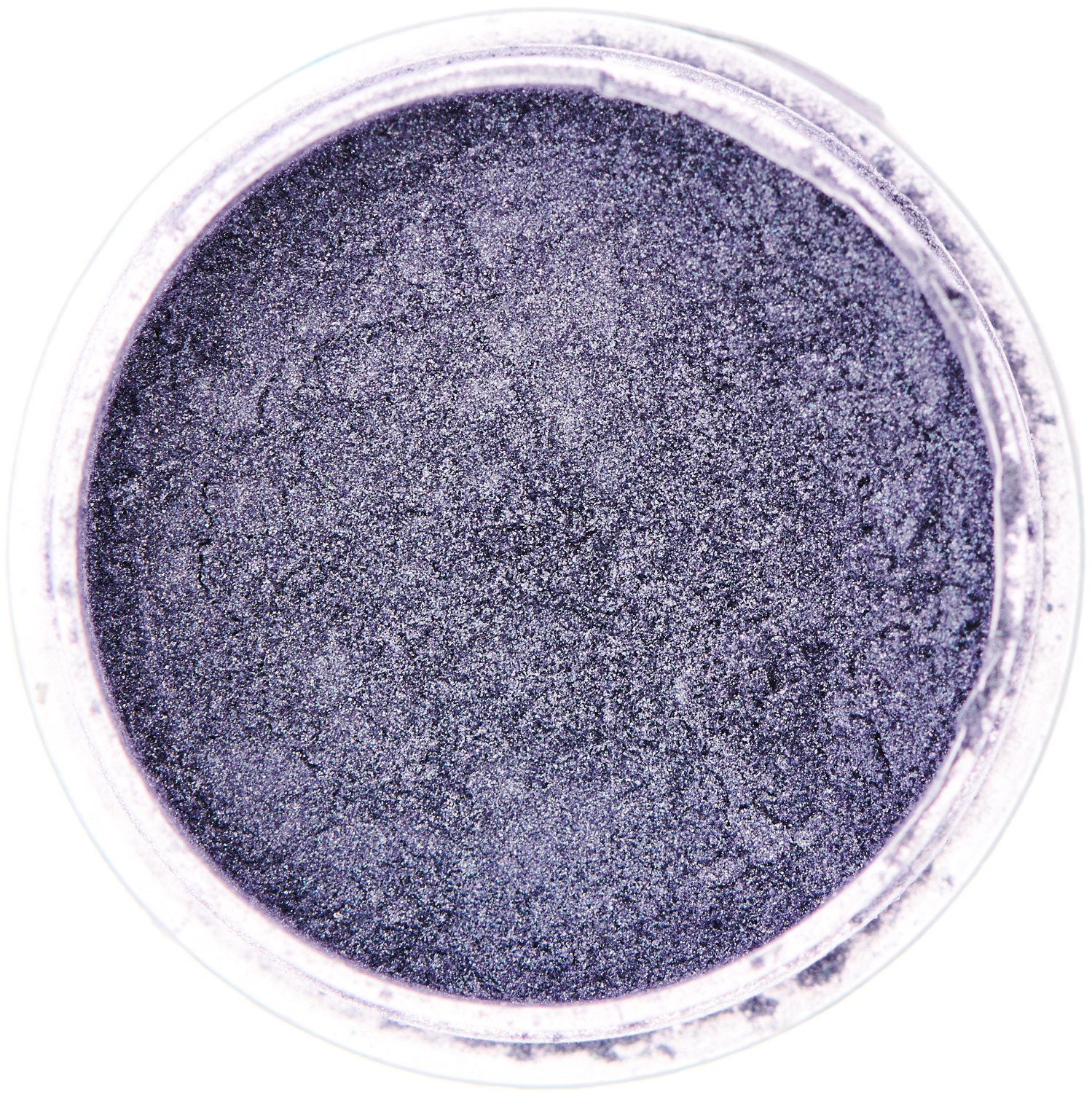 Farbpigmente für Resin mit Perl-Effekt in Perl Taubenblau von Rico Design, 5ml. Nahaufnahme des Pigments in einem runden Behälter.