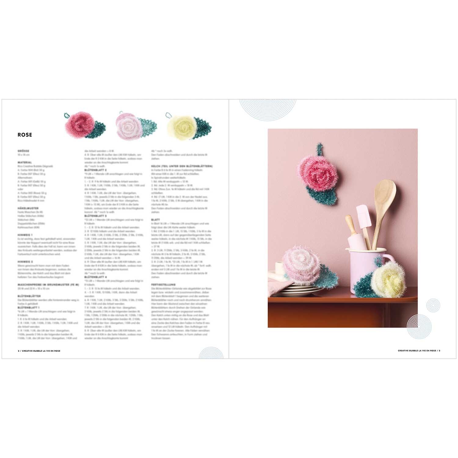 Creative Bubble - La Vie En Rose Sprachauswahl deutsch von Rico Design